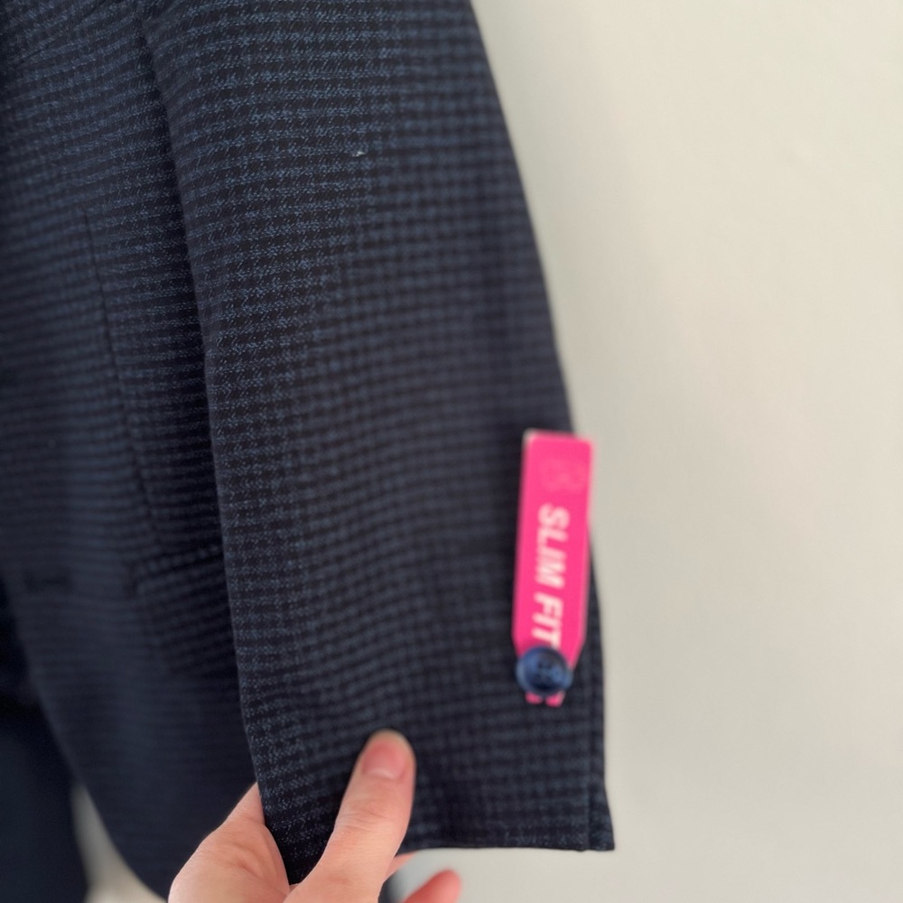 Isaac Mizrahi Navy Kids Blazer suit Set - Picture 5 of 8